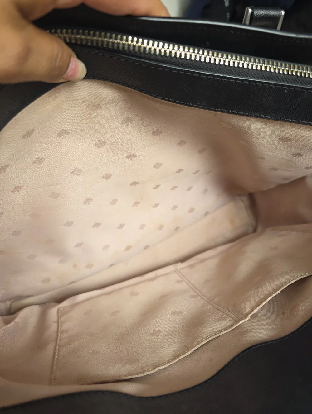 kate spade Pale Pink & Cream Structured Tote